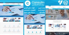 قالب شرکتی حرفه ای وردپرس Consulin | کانسولین