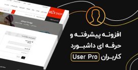 افزونه فارسیUserPro Dashboard 3.7 | افزونه پیشخوان و داشبورد یوزرپرو