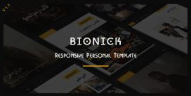 BIONICK – قالب حرفه ای HTML